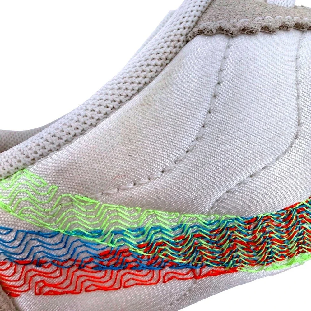 Nike Cortez Be True Rainbow Swoosh White Retro Y2K Sneakers Youth‎ 2.5Y